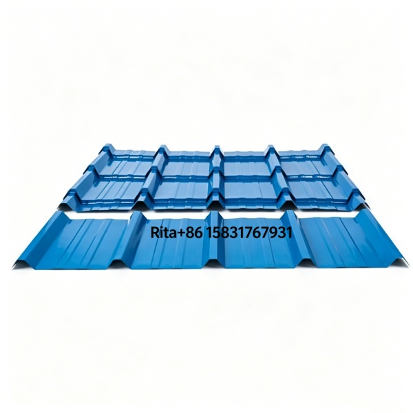 Automatic hydraulic decoiler and material loading section for color coated steel coils