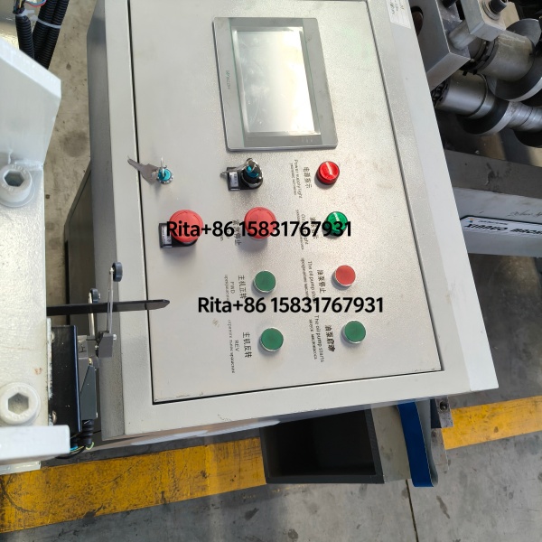 Smart PLC computer control cabinet with intuitive touch screen for precise length and batch setting