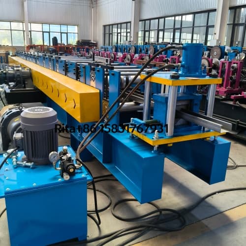C purlin roll forming machine main body with heavy-duty frame