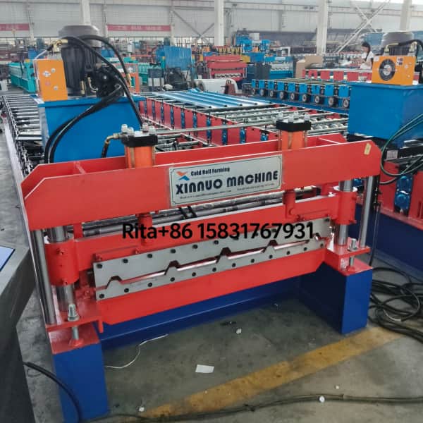 IBR Roof Sheet Roll Forming Machine Main Body Heavy Duty Structure