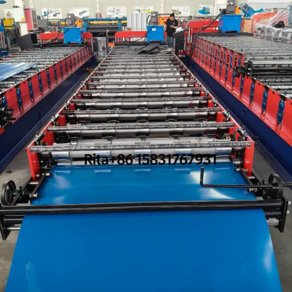 Feeding Section of IBR Roof Sheet Roll Forming Machine
