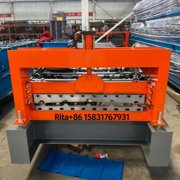 Hydraulic Cutting and Guide Column of IBR Roof Sheet Machine