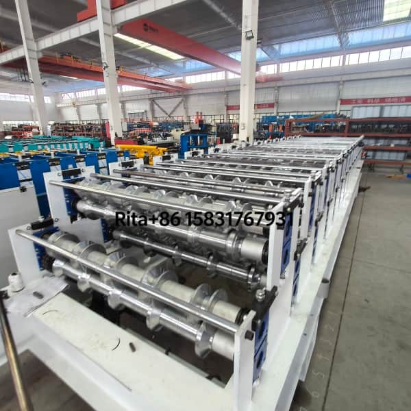 Machine main body of the metal sheet double deck IBR roofing roll forming machine