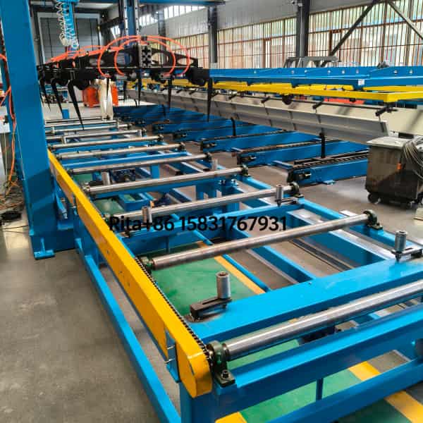 plc-control-automatic-stacker-for-steel-deck-roll-former 