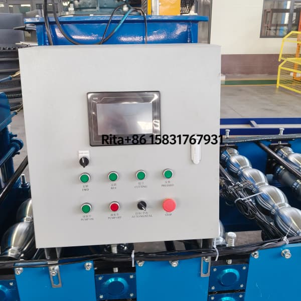 User-friendly PLC computer control cabinet with touch screen interface for easy operation and data storage