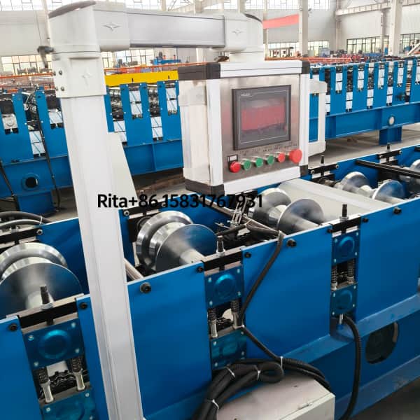 automatic-hydraulic-metal-roof-ridge-cap-tile-roll-forming-machine-factory-price