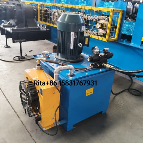 High-performance hydraulic pump station ensuring stable operation of the C purlin machine
