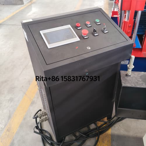 PLC Electric Control Cabinet for Three Layer Roof Wall Machine