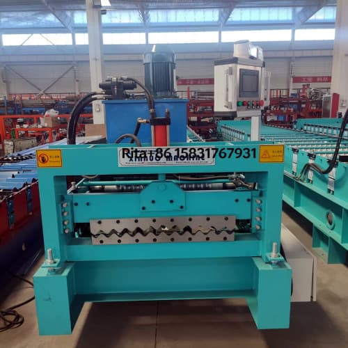 Hydraulic Cutting Device of Arc Corrugated Roof Roll Former