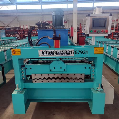 Corrugated machine hydraulic cutting device