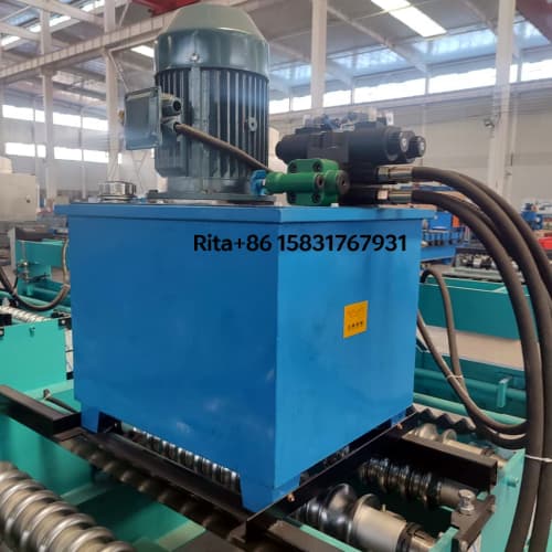 Corrugated machine hydraulic power station