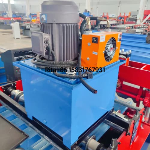 Trapezoidal machine hydraulic power station