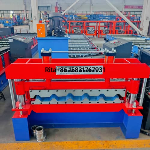 Trapezoidal machine hydraulic cutting device