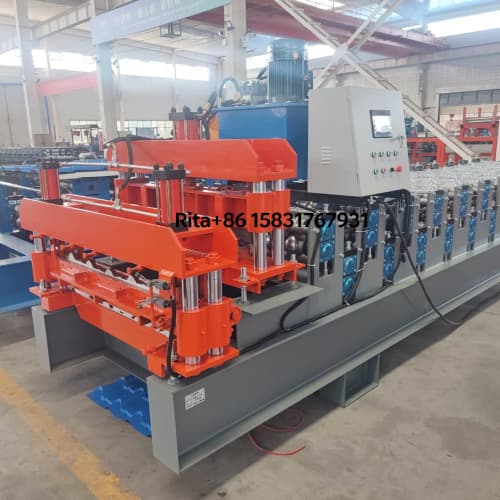 PLC electric control cabinet for full automatic double layer roll forming production line