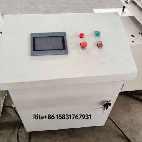 PLC computer control cabinet for aluminum shutter casing forming production