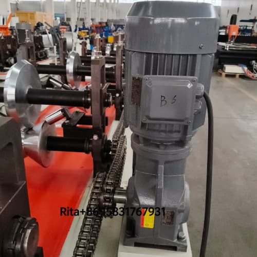 Main drive motor unit matched with shutter housing cold roll forming machine
