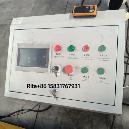 PLC intelligent computer control cabinet of rolling shutter track production machine