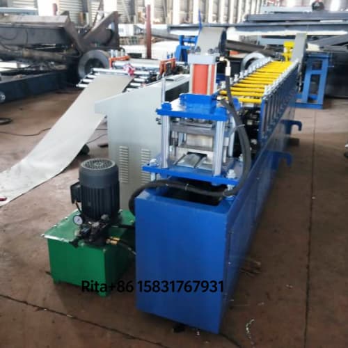 Metal plate rolling shutter guide rail forming machine complete equipment from Xinnuo