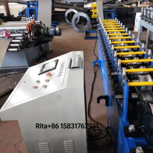 PLC control cabinet for rolling shutter guide rail production machine