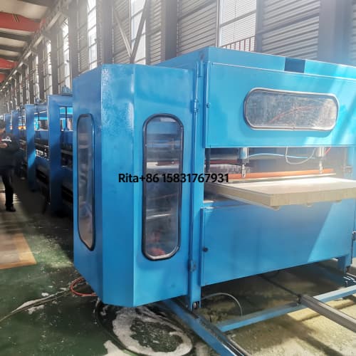 Hydraulic fixed-length cutting equipment of high speed Z lock sandwich panel machine line