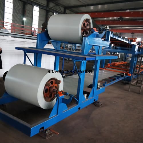 Full complete high speed Z lock sandwich panel machine line main body Hebei Xinnuo factory