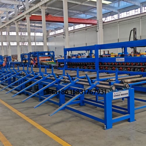 Precision Z interlock roll forming machine section of sandwich panel line