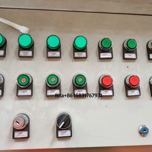 PLC touch screen intelligent control cabinet of Xinnuo Z lock panel line