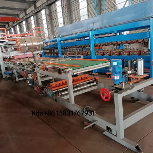 sandwich panel raw material feeding rack for eps rockwool composite line