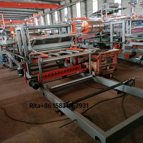 full automatic eps rockwool sandwich panel machine main body production line