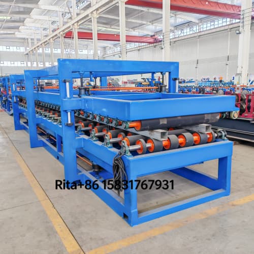complete Z lock sandwich panel machine main body full automatic composite production line