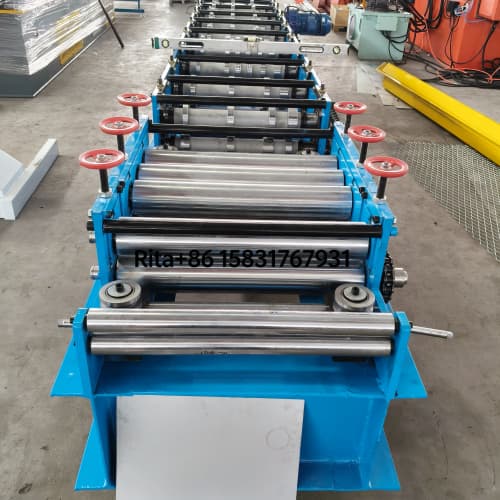Gutter Roll Forming Machine Feeding Section Metal Coil Loading Guide Device