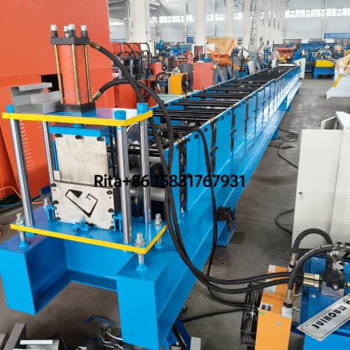 Complete Gutter Roll Forming Machine Main Body Automatic Metal Rain Gutter Production Equipment