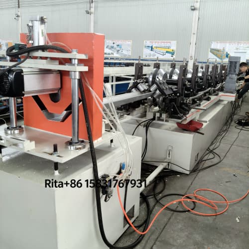 Main body of aluminum rolling shutter housing forming machine