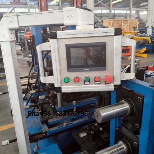 Electric control system of C Z purlin roll forming machine