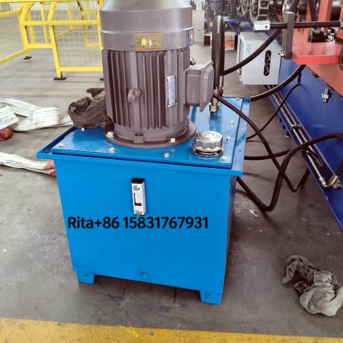 Hydraulic pumping station of C purlin roll forming machine