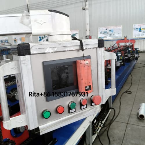 Electrical control system of C purlin roll forming machine