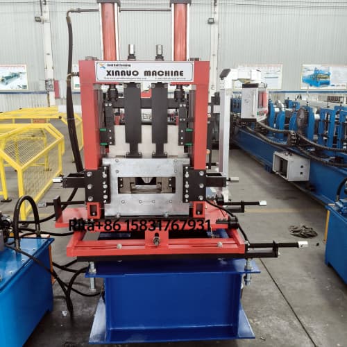 C purlin roll forming machine front view
