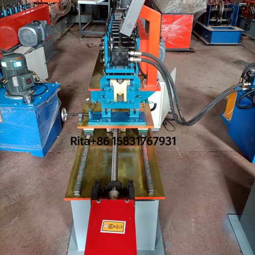 Complete drywall angle bead roll forming machine main body with all forming stations