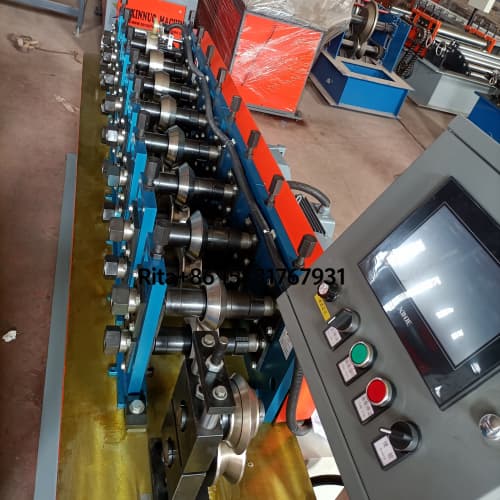 PLC touch screen control system of the drywall angle bead roll forming machine