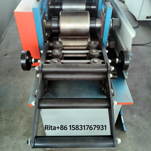 Automatic decoiler and material feeding system of the furring channel roll forming line