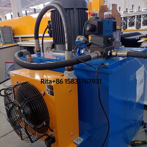 Hydraulic pump station providing stable power for punching and cutting operations