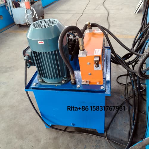 Hydraulic pump station providing power for the cutting system