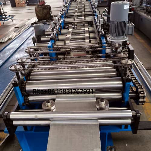 Automatic C Z Purlin Roll Forming Machine Feeding Section