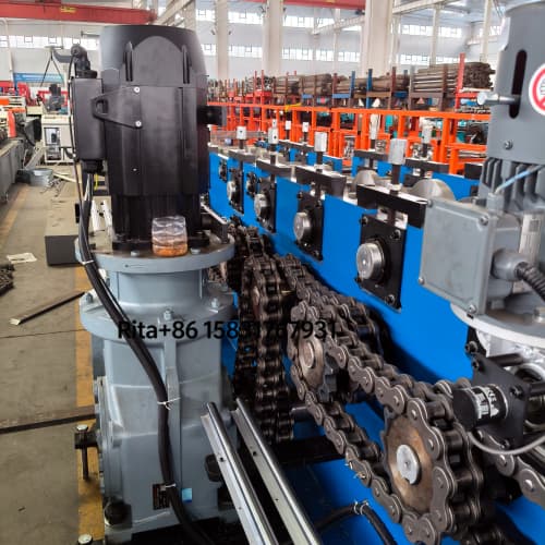 Automatic C Z Purlin Roll Forming Machine Servo Motor Drive System