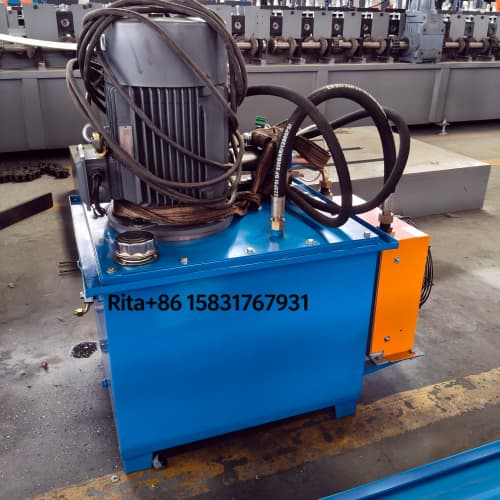 Custom C Z Purlin Roll Forming Machine Hydraulic Pump Station
