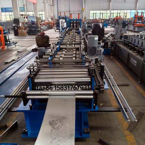 Custom C Z Purlin Roll Forming Machine Feeding Section