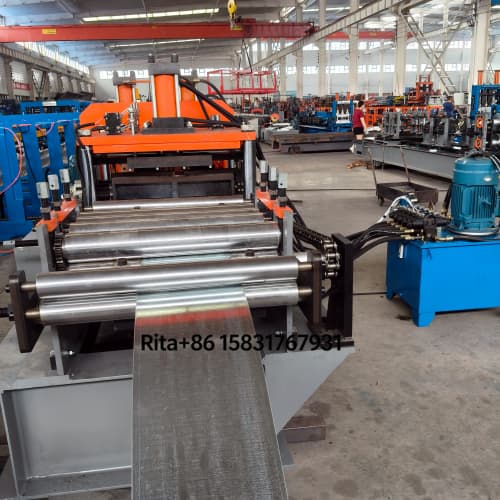 CZ Purlin Roll Forming Machine Automatic Coil Feeding and Leveling Section