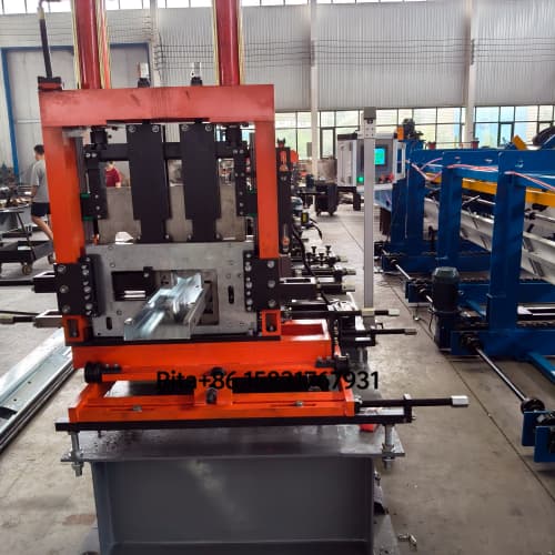 CZ Purlin Roll Forming Machine Hydraulic Stepless Cutting Device
