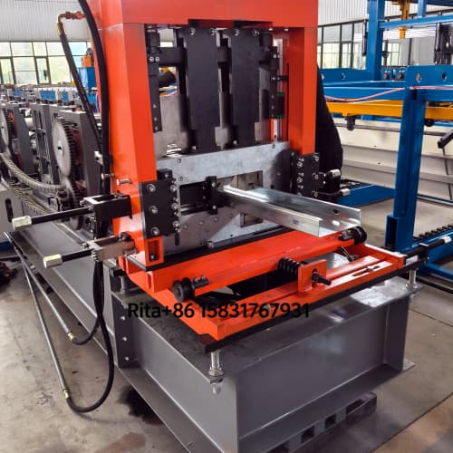 High Precision CZ Purlin Roll Forming Machine Main Body with Heavy-Duty Steel Frame