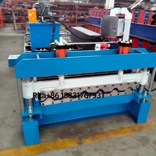 Trapezoidal machine hydraulic shear